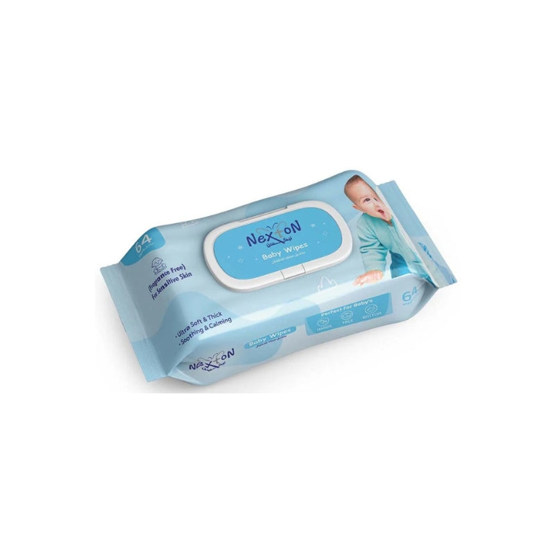 Nexton Baby Wipes (Fragnance Free) 64 pcs