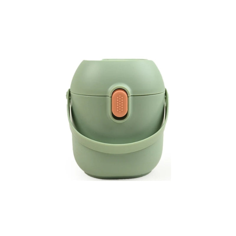 Briefcase shaped Milk Container Green