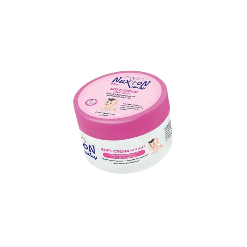Nexton Baby Soft Moisturizer Cream Rose & Sweet Almond Oil