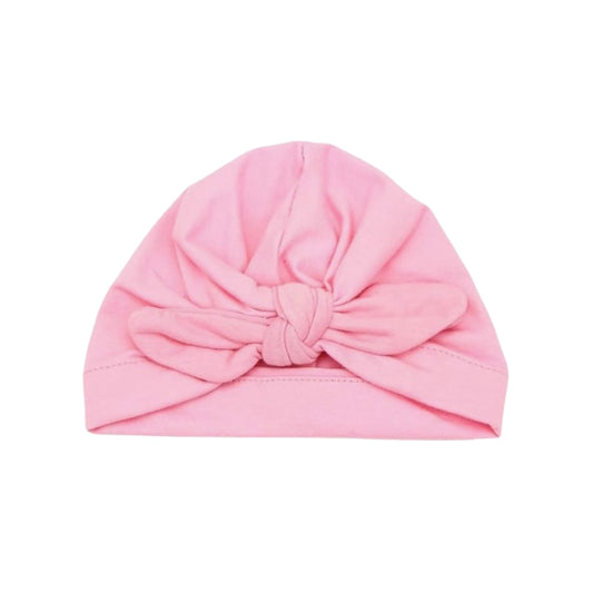 Turban Cap 0-6 Pink