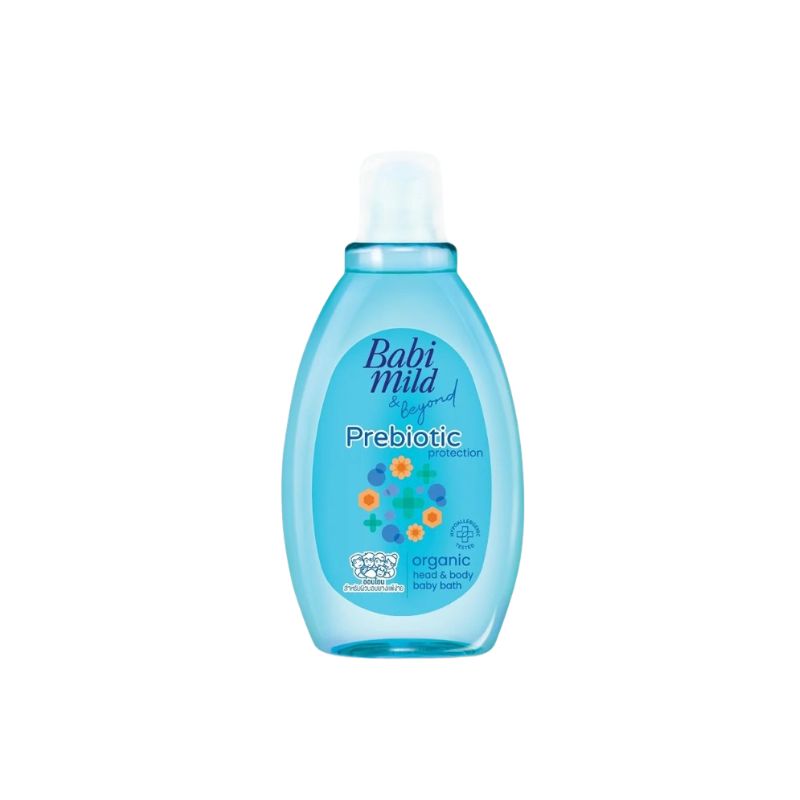 Babi Mild & Beyond Prebiotic Protection Organic Head & Body Baby Bath 180 ml