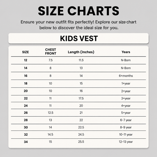 Kids (Pack of 3) Summer Vest – Sleeveless