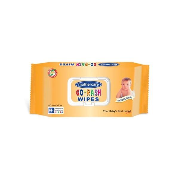 Mothercare Go Rash Wipes 40Pcs