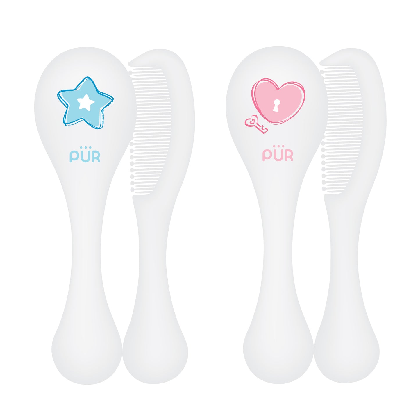 PUR Brush and Comb Set