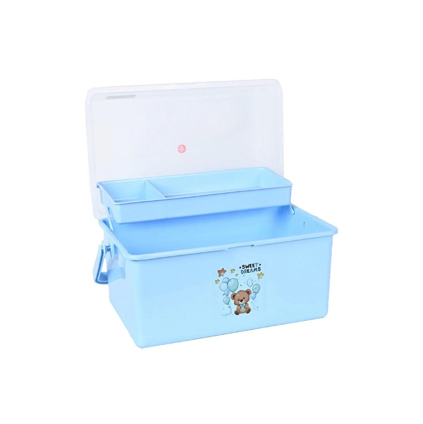 New Born Baby Accessories Storage Box Blue