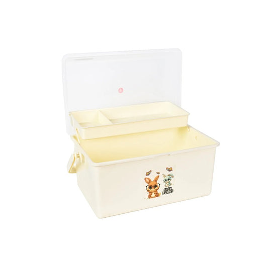 New Born Baby Accessories Storage Box Off-White