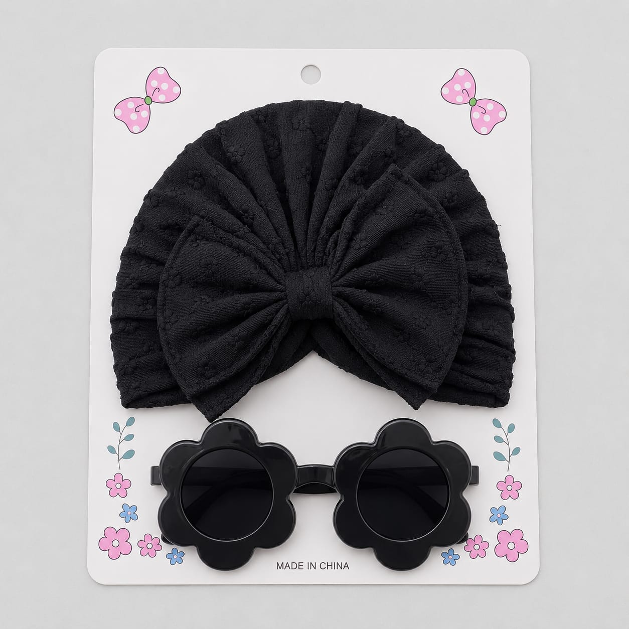 Adorable Cap & Glasses 0-12months