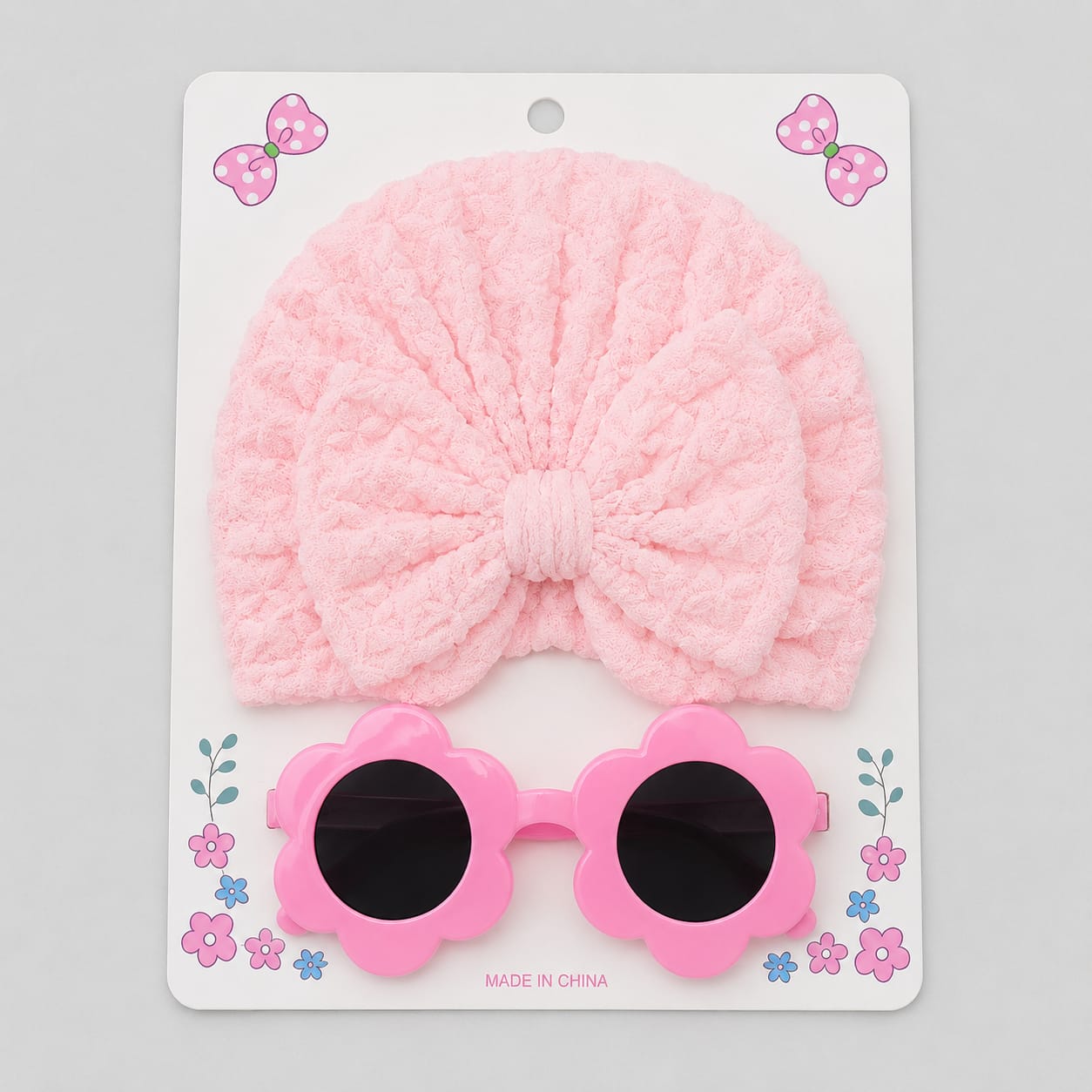 Adorable Cap & Glasses 0-12months