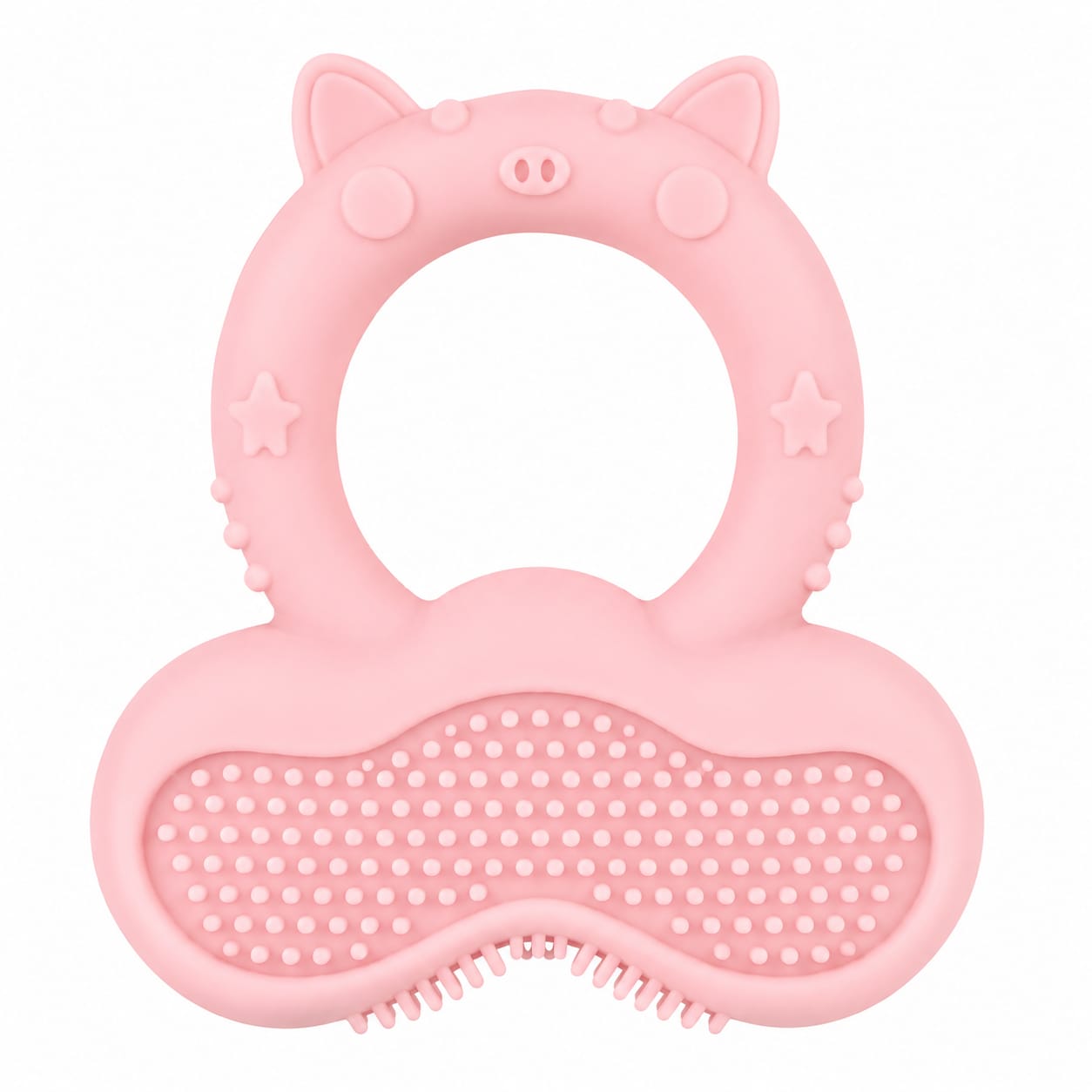 Silicone Teether & Tongue Cleaner for Babies | BPA-Free Oral Care Teether