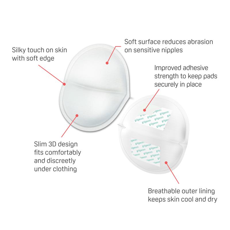 Pigeon Disposable Breast Pads Comfy Feel PK30
