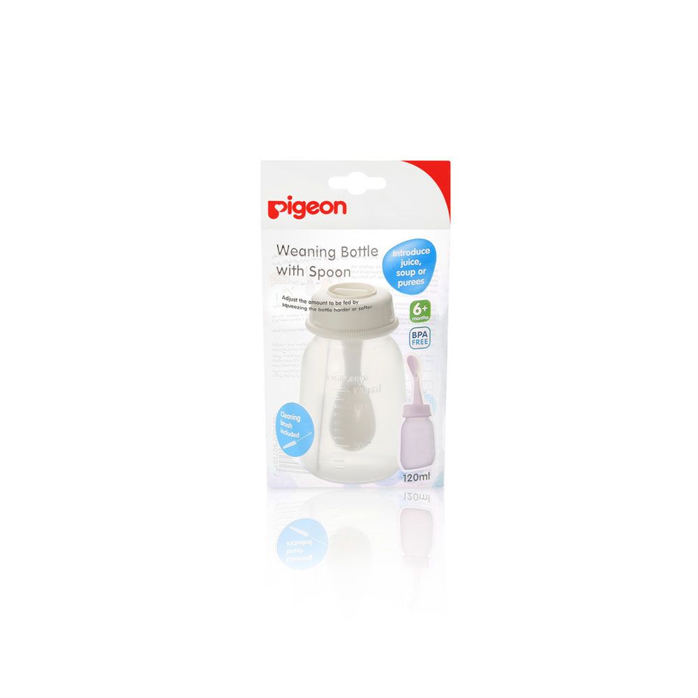 Pigeon Weaning Bottle With Spoon 120ML