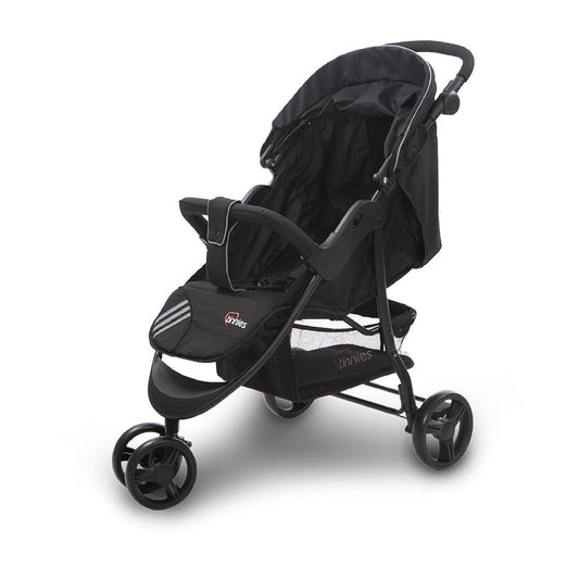 Tinnies Baby 3 Wheeler Stroller Black