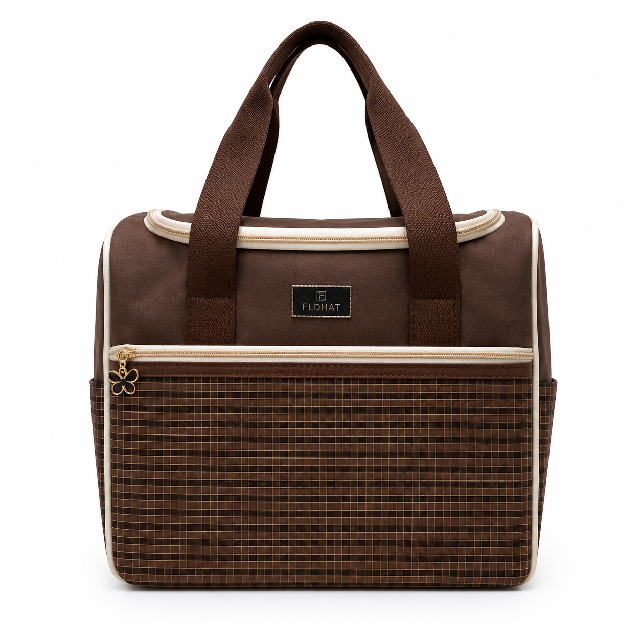 Mother & Baby Fldht Diaper Bag Brown Large