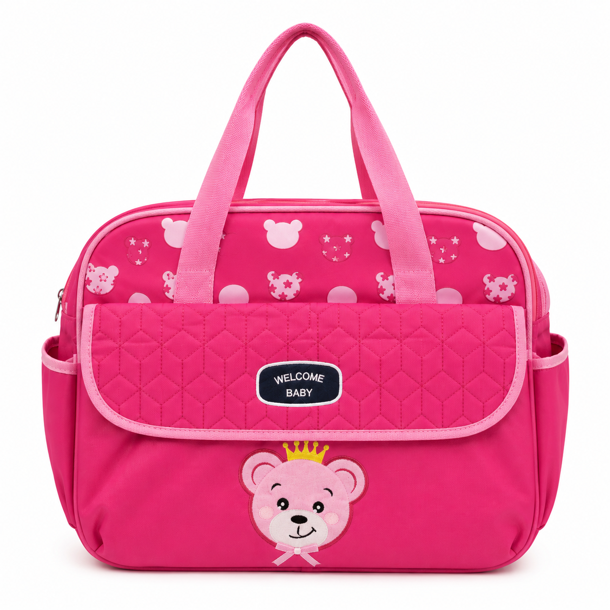 Mother & Baby Welcome Diaper Bag Pink Large