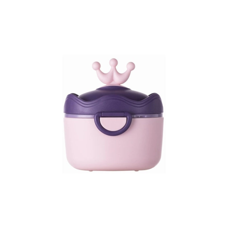 Powder Milk Container Crown Shaped Purple