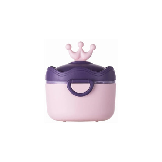 Powder Milk Container Crown Shaped Purple