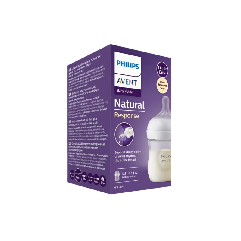Phillips Avent Natural Response Baby Feeding Bottle PP 0+m 4oz/125ml