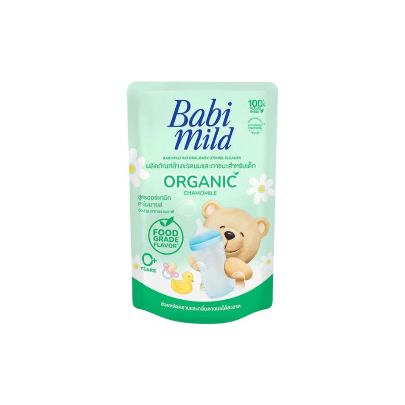 Babi Mild Organic Baby Utensil Cleanser Pouch 570ml