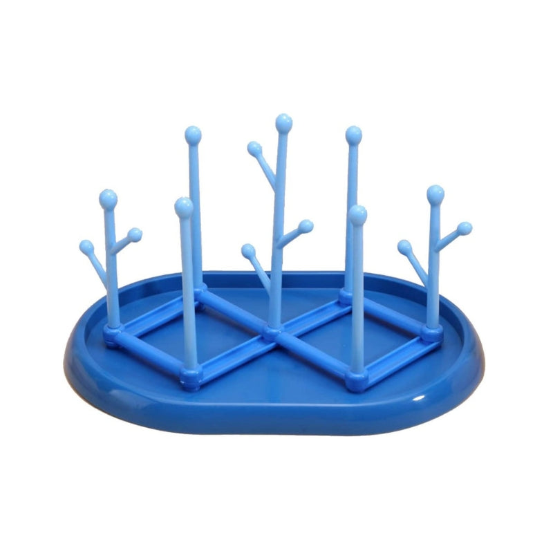 Baby Feeder Bottle Drying Rack 14 Units Blue