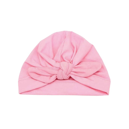 Turban Cap 0-6 Pink