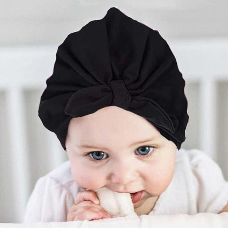 Turban Cap 0-6 Black