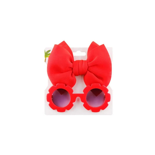 Baby Girl Sunglasses and Headband Set
