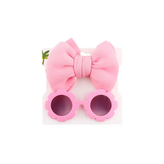 Baby Girl Sunglasses and Headband Set