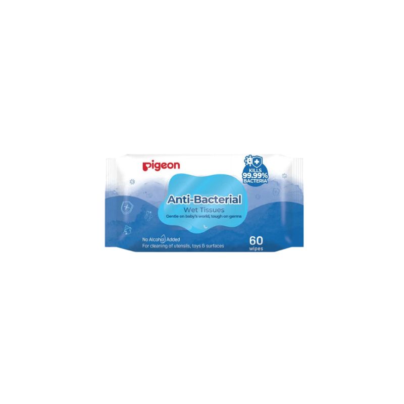 Pigeon Anti-Bacterial Baby Wipes 60PC