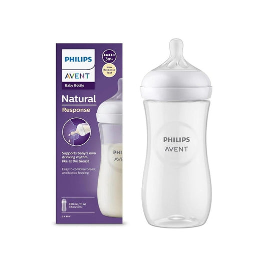 Phillips Avent Natural Response Baby Feeding Bottle PP 1+m 11oz/330ml