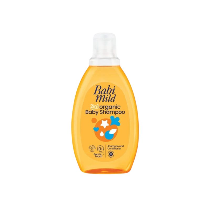 Babi Mild 2-In-1 Organic Baby Shampoo 180ml