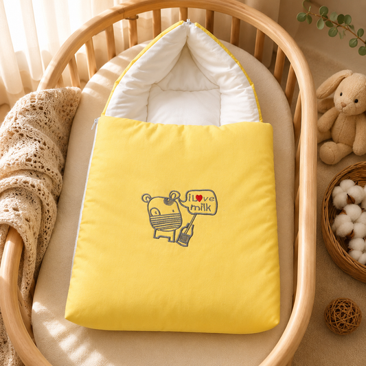 I Love Milk Carry Nest Cotton Zip