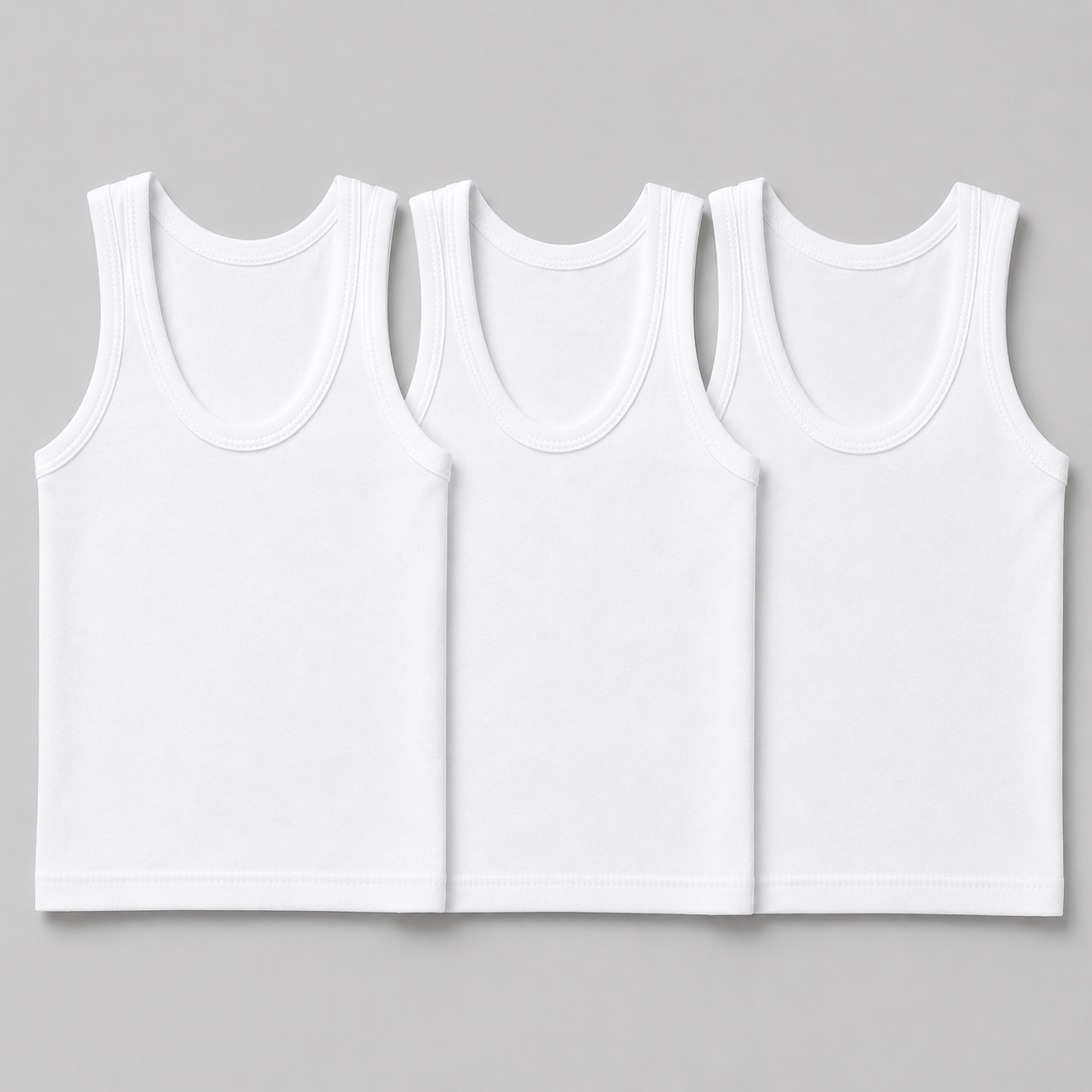 Kids (Pack of 3) Summer Vest – Sleeveless