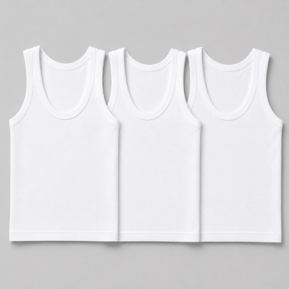 Kids (Pack of 3) Summer Vest – Sleeveless