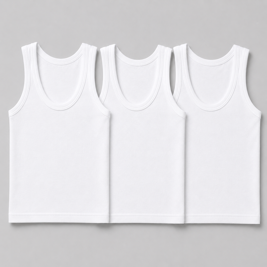 Kids (Pack of 3) Summer Vest – Sleeveless