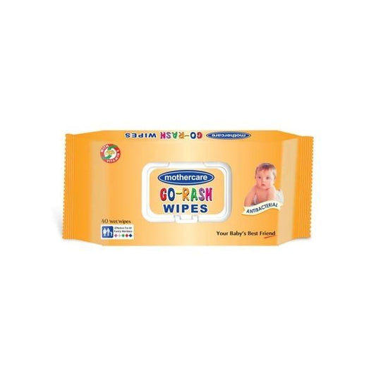 Mothercare Go Rash Wipes 40Pcs