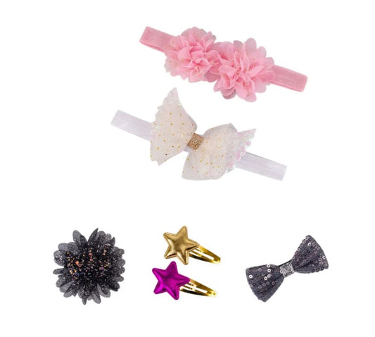 Bebe Comfort 6 pc Headband & Clip Set