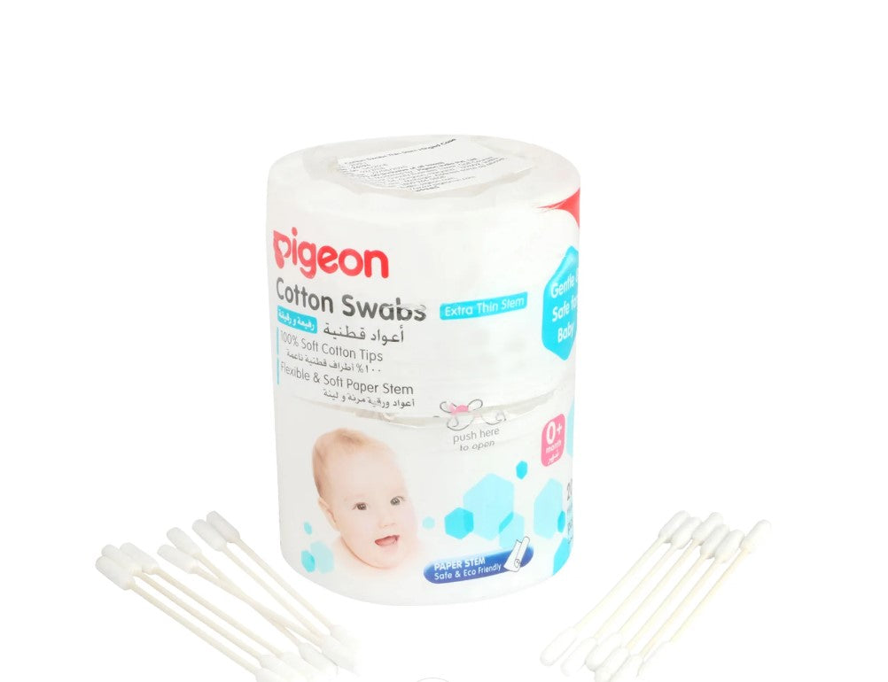Pigeon Cotton Swab Thin 200Pcs/Jar