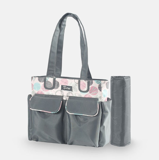 Tinnies Baby Diaper/Nappy Bag 2pc - Leaf