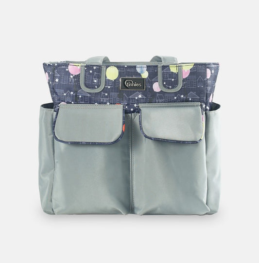 Tinnies Baby Diaper/Nappy Bag 2pc - Night Sky