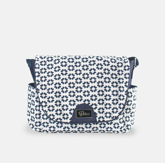 Tinnies Baby Diaper/Nappy Bag 2pc - Navy Floral