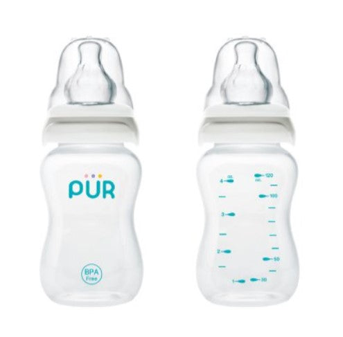 PUR Anti-Colic Feeder Slim Neck Bottle 4 oz/120 ml