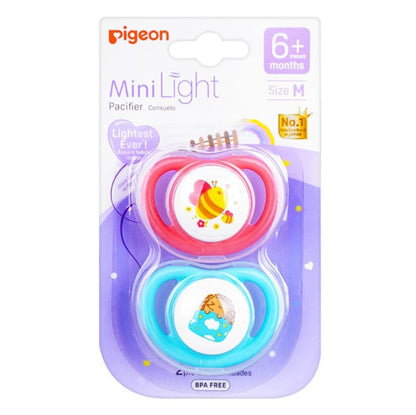 Pigeon Mini Light Pacifier 6m+ PK2
