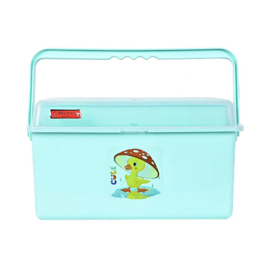 New Born Baby Accessories Storage Box Green
