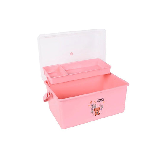 New Born Baby Accessories Storage Box Pink