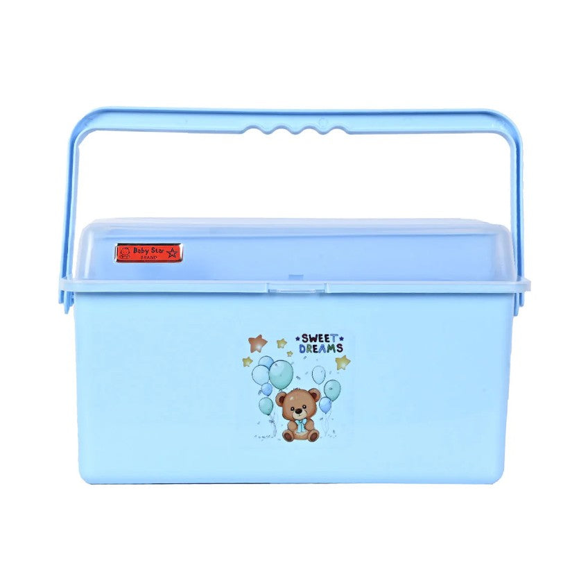 New Born Baby Accessories Storage Box Blue