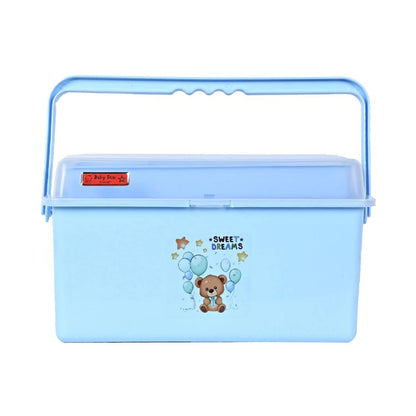 New Born Baby Accessories Storage Box Blue