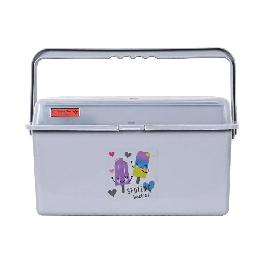 New Born Baby Accessories Storage Box Gray