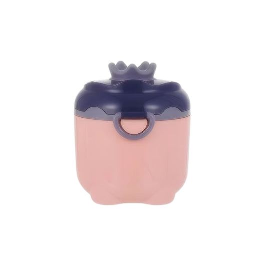 Powder Milk Container Crown Shaped Pink