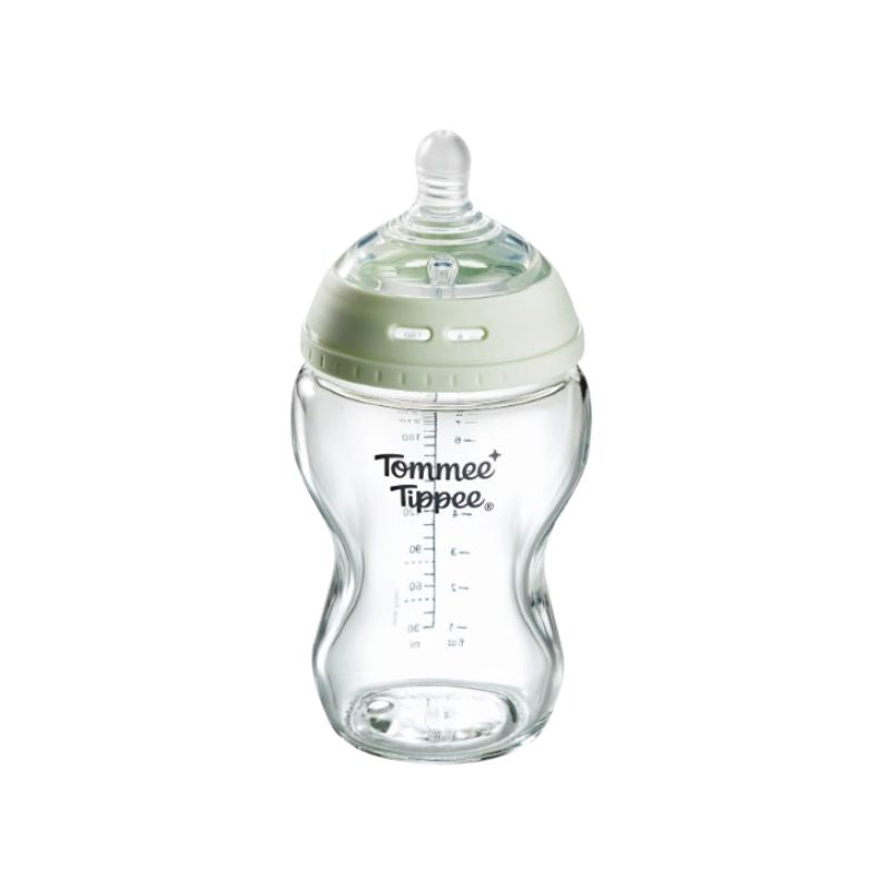 Tommee Tippee Natural Start Glass Baby Bottle 250ML 9OZ