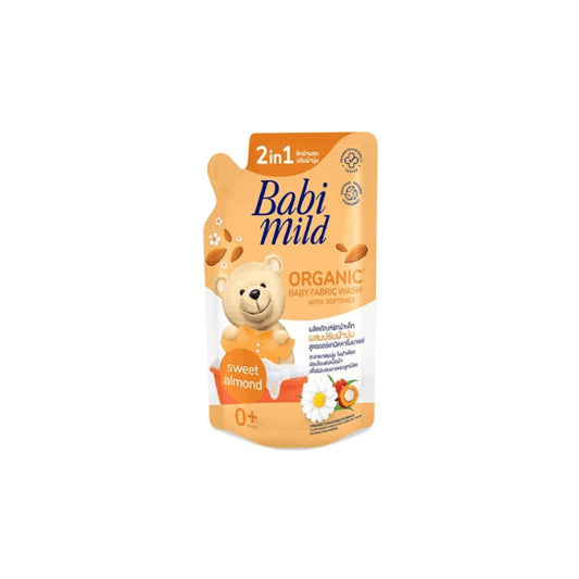 Babi Mild 2 in 1 Sweet Almond Organic Baby Fabric Wash 570ml